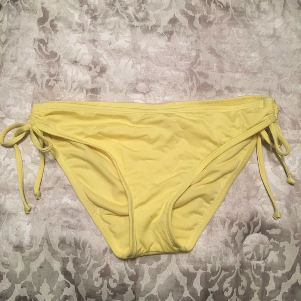 yellow bikini bottom